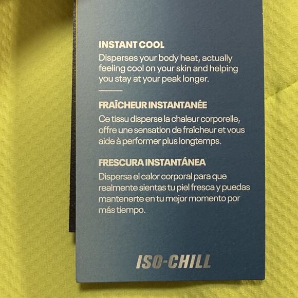 Under Armour Drive Chill Polo 3XL Avocado Yellow Iso-Chill UPF 50+ Loose Golf - Picture 6 of 11